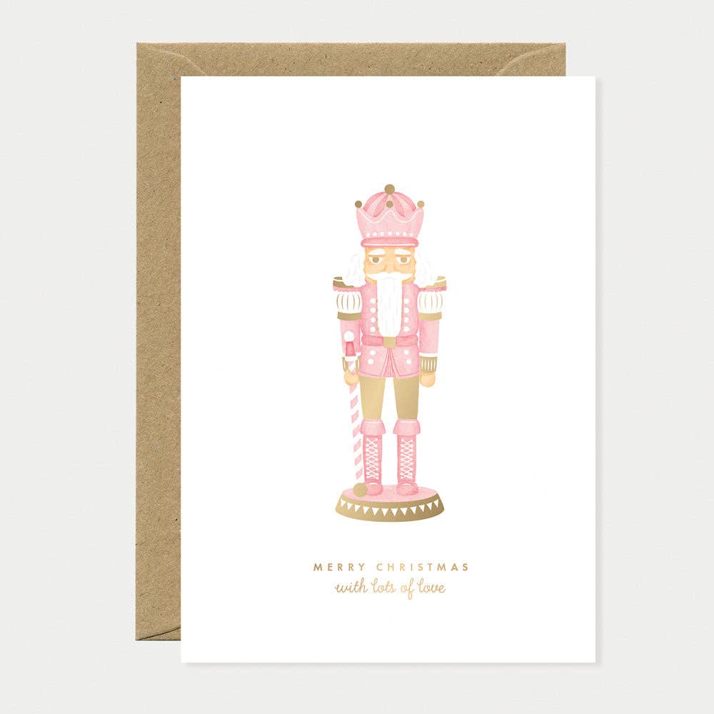Pink Nutcracker - Greeting card