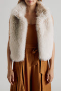 Faux Fur Open Vest