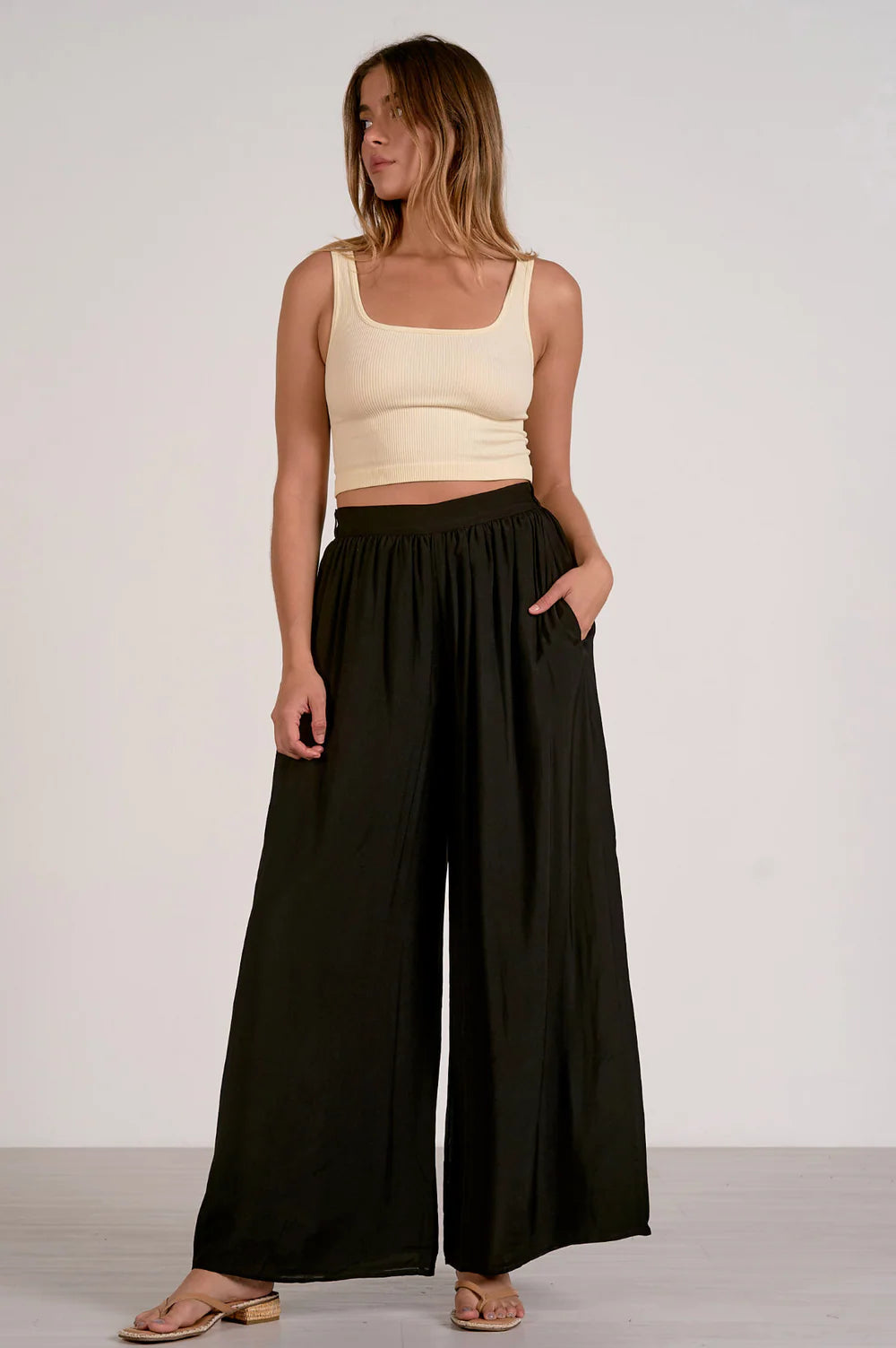 Wide Leg Palazzo Pant